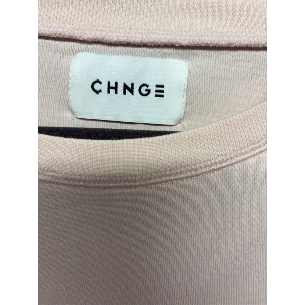 CHNGE Long Sleeve Pink Shirt Embroidered (M) Teach Girls To Be Somebodies... - Picture 3 of 8